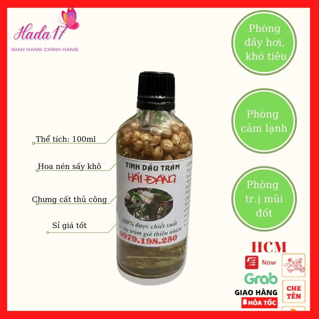 Tinh dầu tràm ngâm hoa nén nhà nấu