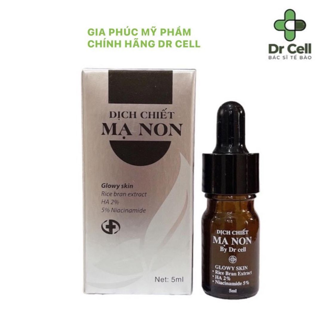 Tinh chất căng bóng cấp ẩm mạ non dr cell