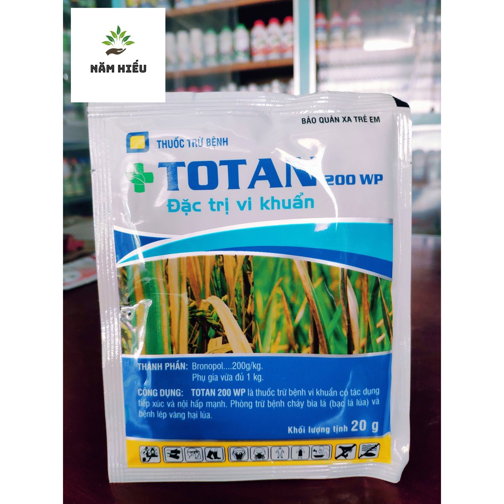 Thuốc trừ bệnh vi khuẩn totan 200wp - 20g - lộc trời an giang