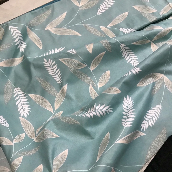 2m vải poly cotton xanh nhạt lá