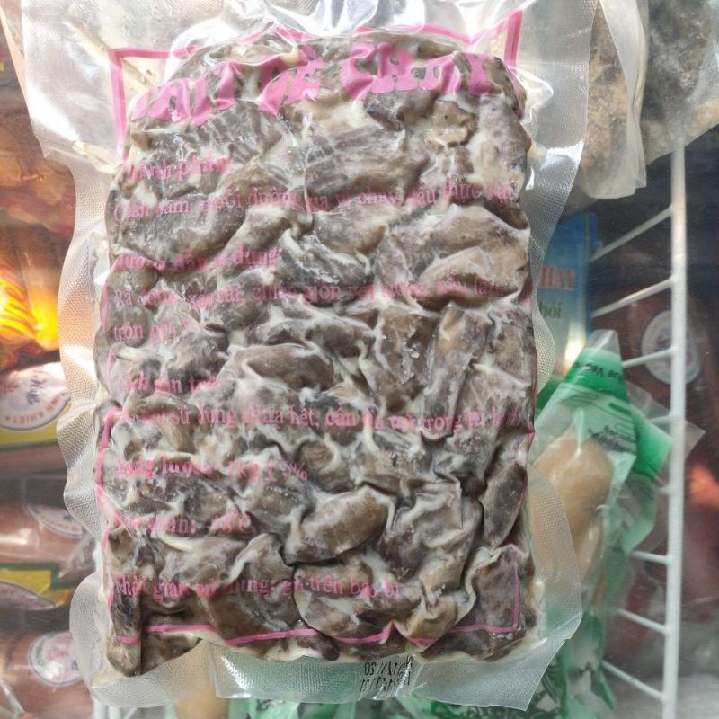 Thịt dê chân nấm chay gói 500g / hàng ngon sạch thuần chay