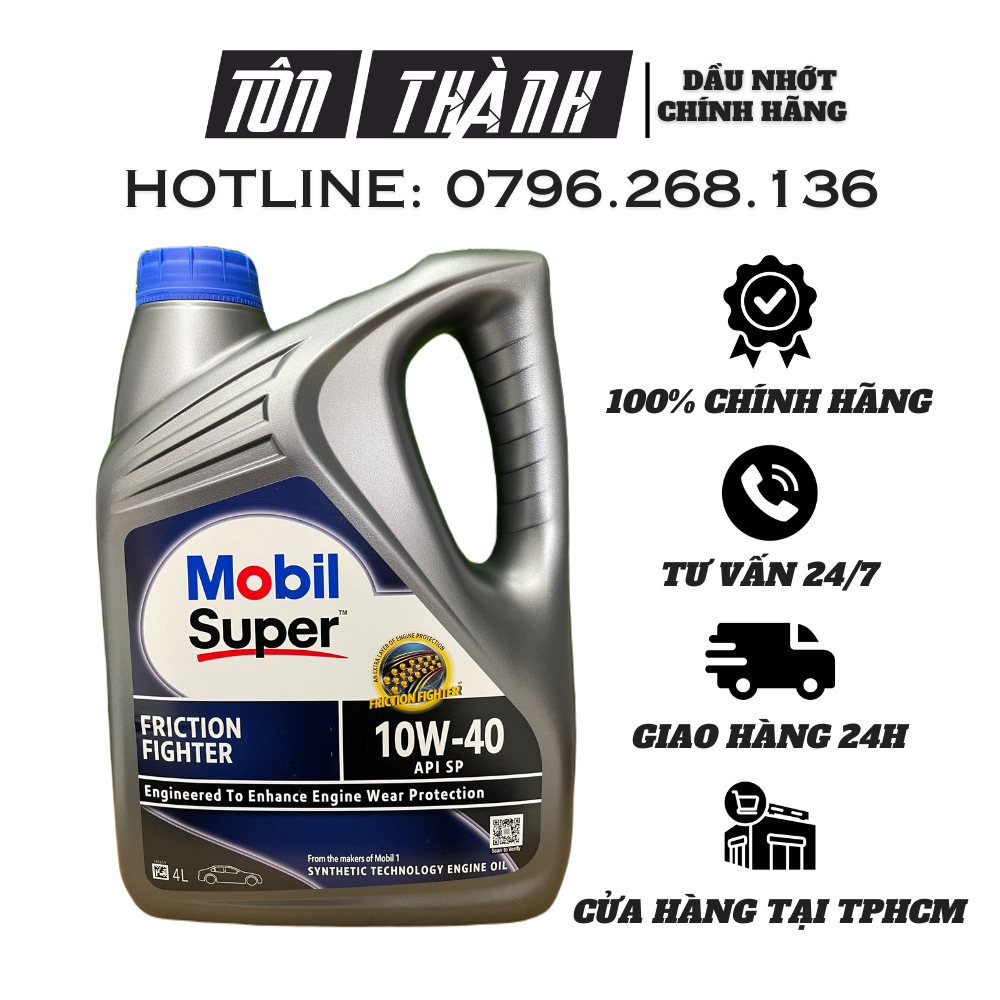 Dầu nhớt mobil super 10w-40 api sp