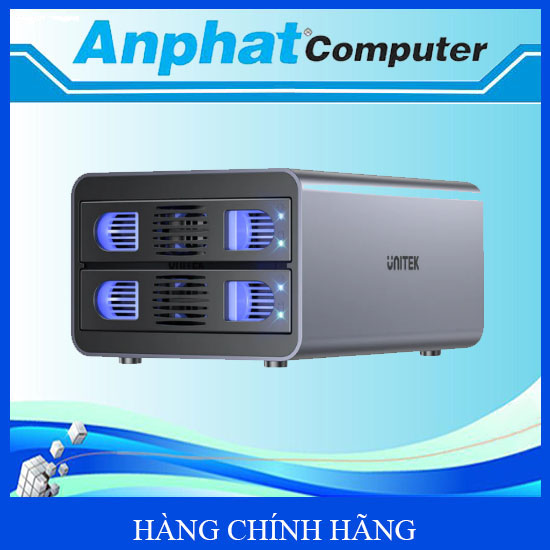 Box Ổ Cứng Type-C M.2 Gen3x2 SATA III UNITEK S1234B01-EU – Hàng Chính Hãng