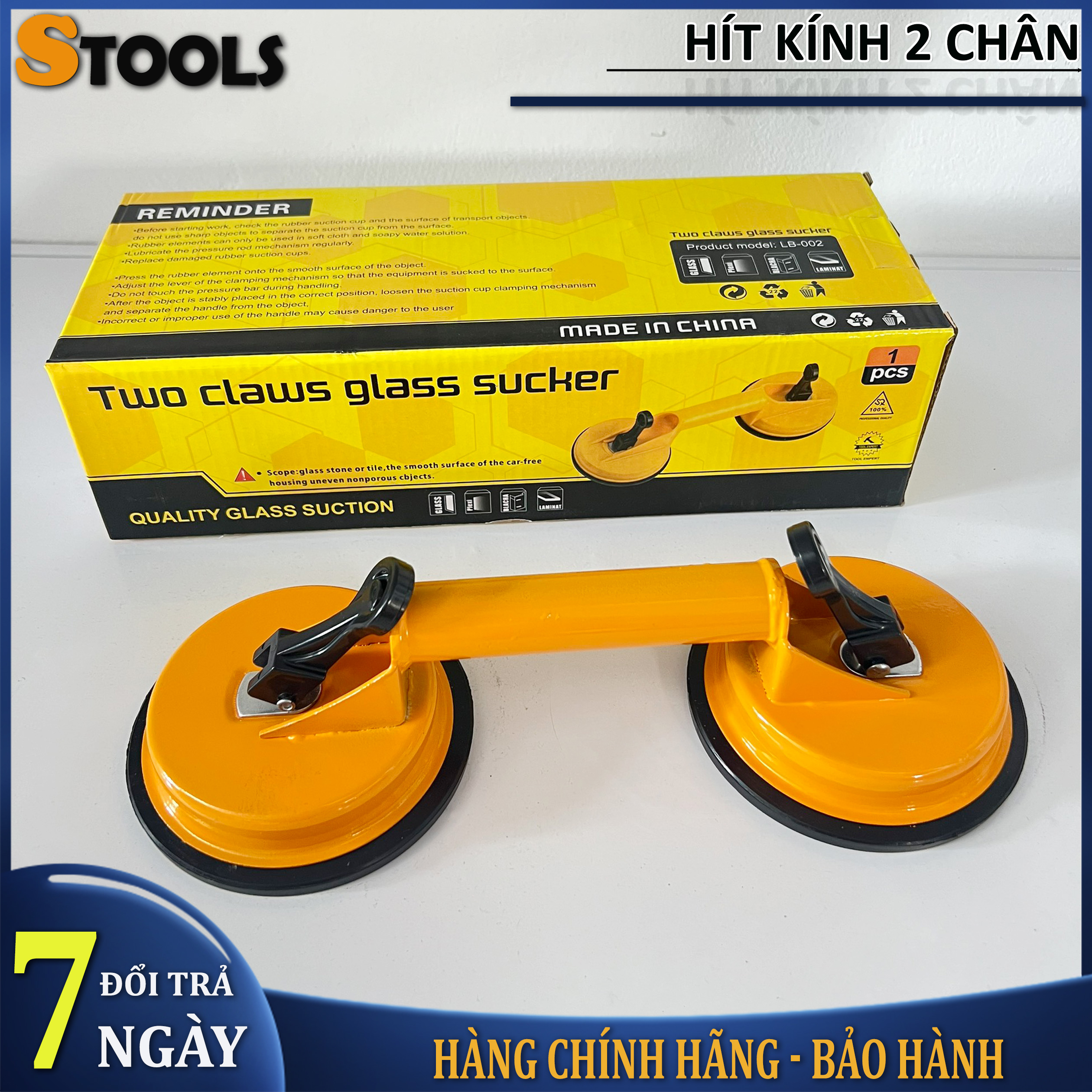 Hít kính, hút gạch cầm tay 2 chấu, 3 chấu chính hãng giá rẻ