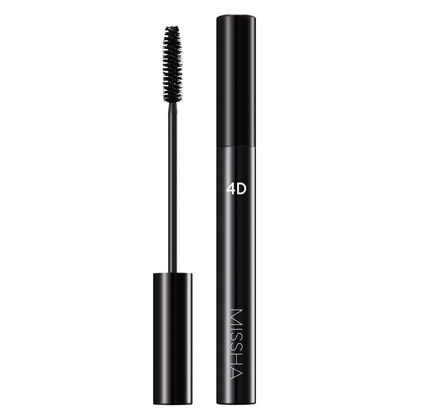 Chuốt Mi Mascara Missha 4D Làm Cong Mi, Dày và Dài Mi, không lem, không trôi