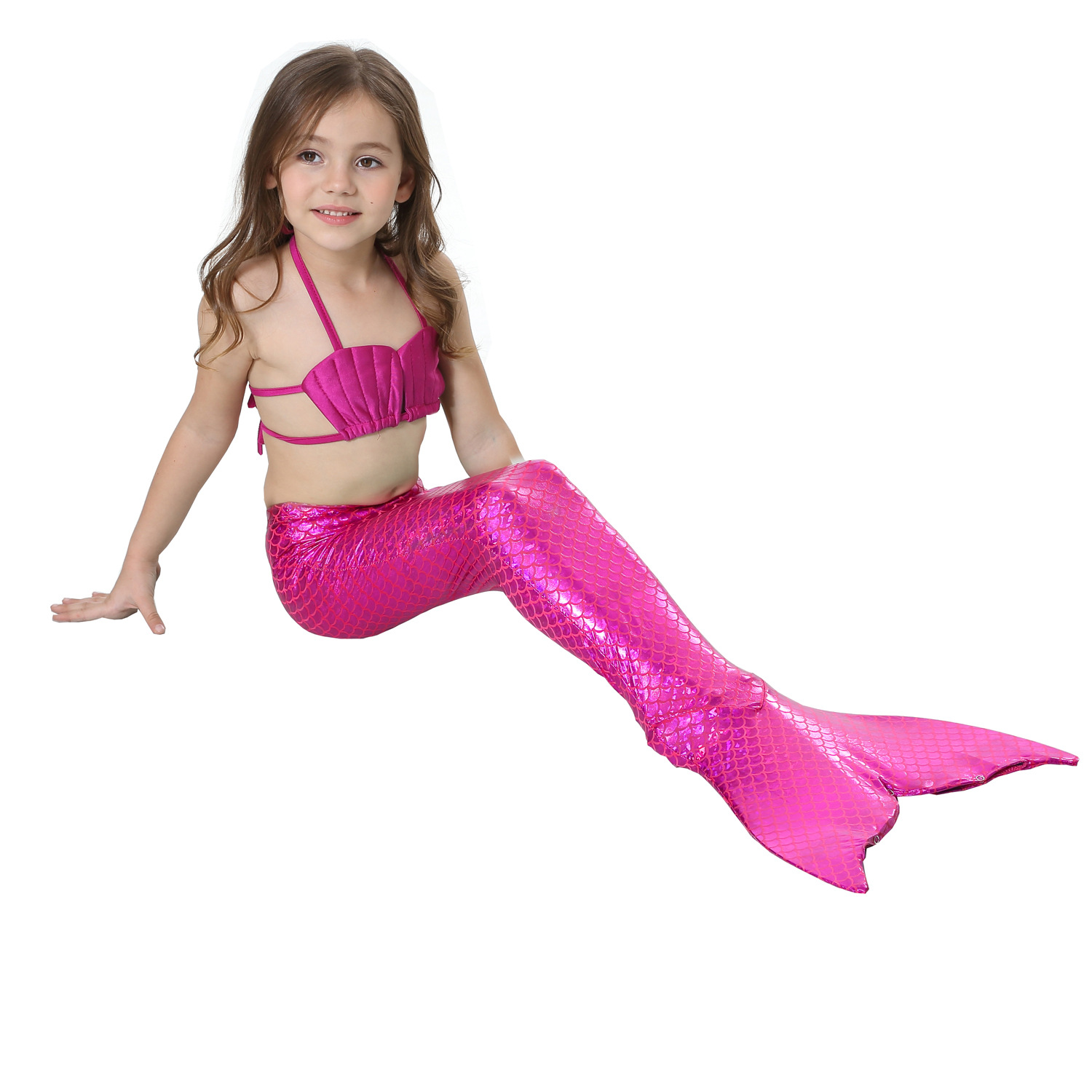Đồ bơi nàng tiên cá đủ màu cho bé gái 120cm đến 150cm