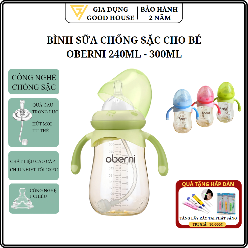 Bình sữa em bé cổ rộng, có tay cầm thiết kế chống sặc cùng quả cầu trọng lực giúp bé bú ở mọi tư thế. Bình sữa được làm từ chất liệu nhựa PPSU cao cấp an toàn cho bé. Bảo hành 12 tháng lỗi đổi mới trong 7 ngày.