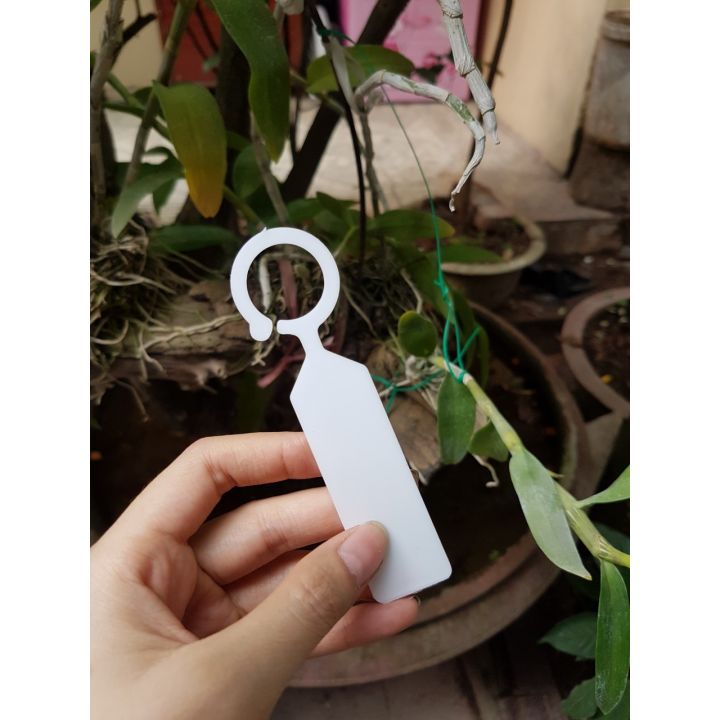 100 Thẻ ghi tên lan kèm móc tiện lợi