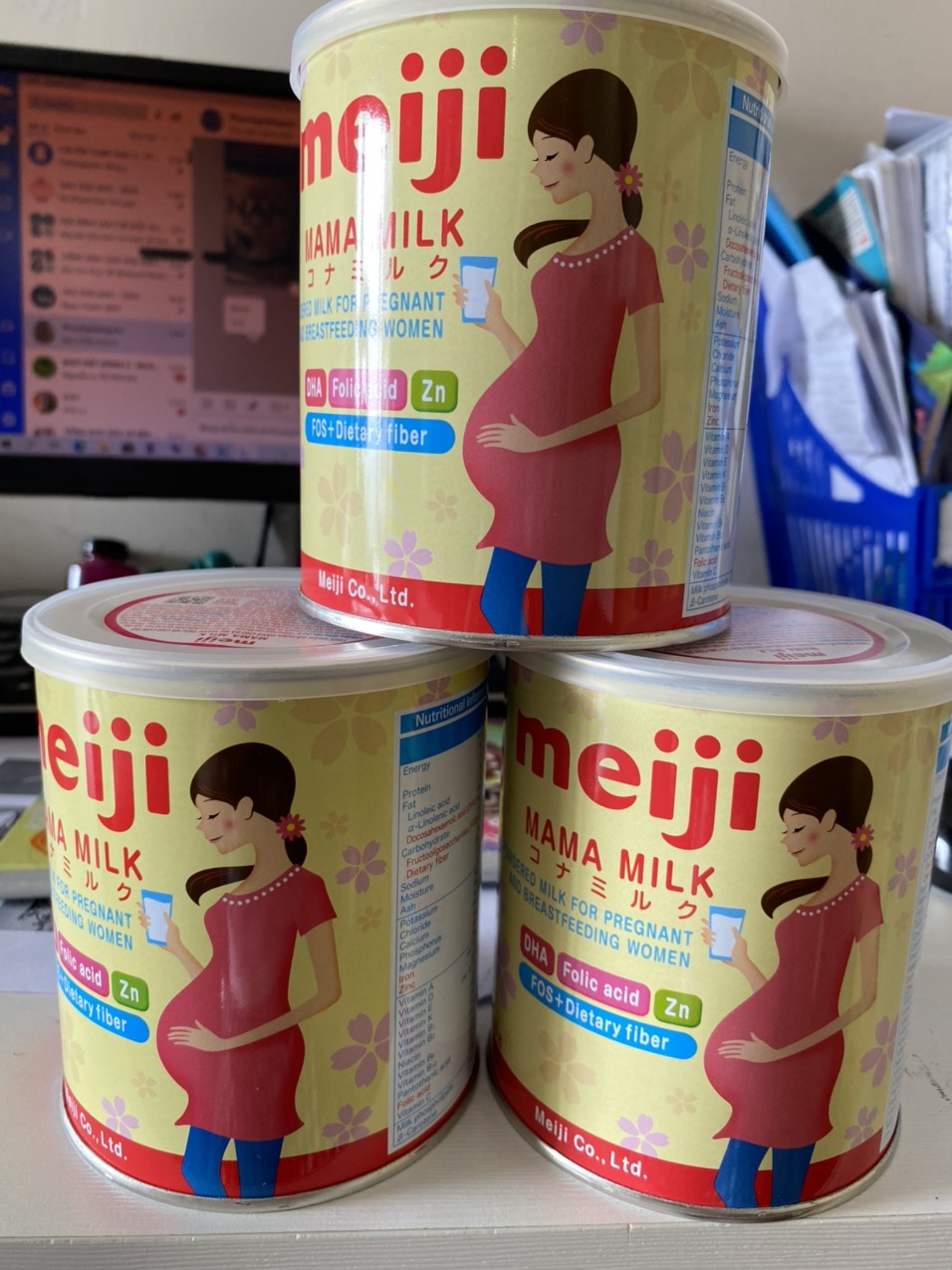 Sữa bột Meiji mama dành cho bà bầu và cho con bú