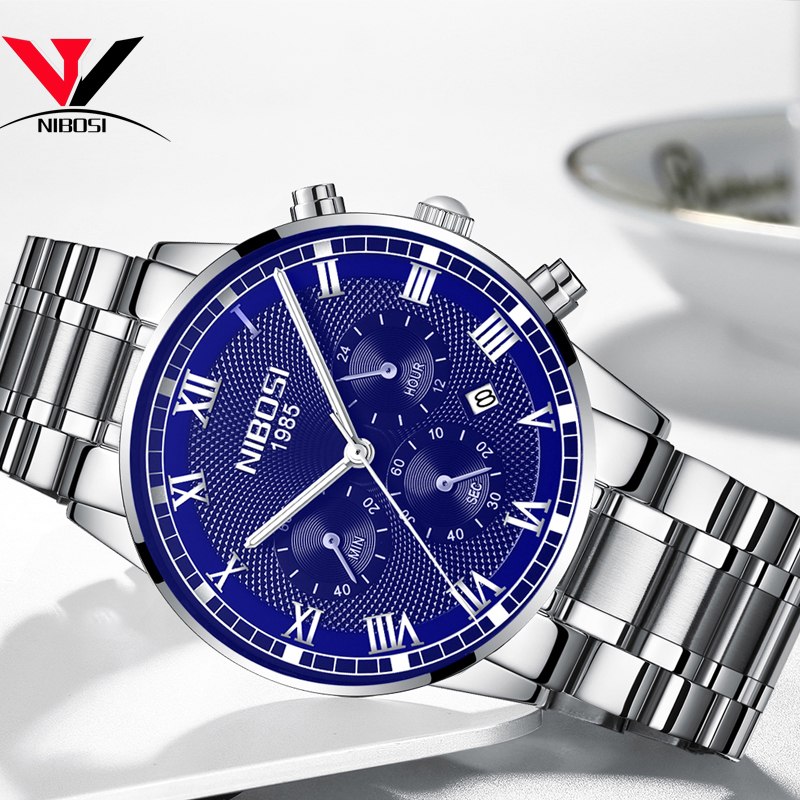 Đồng hồ nam 2339 thời trang bảo hành 1 năm đồng hồ nam đồng hồ thông minh