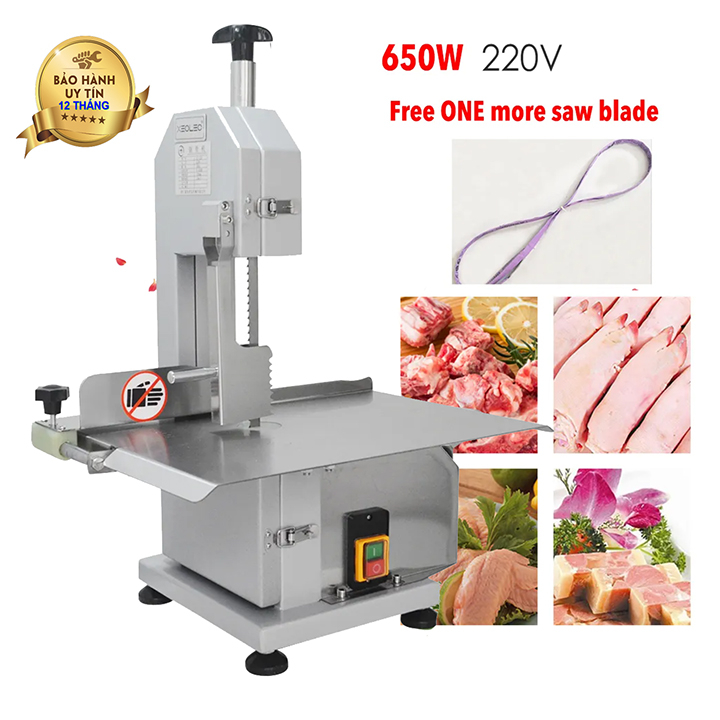 Máy cưa xương heo, xương lợn, cưa thịt cá đông lạnh nhỏ gọn J120