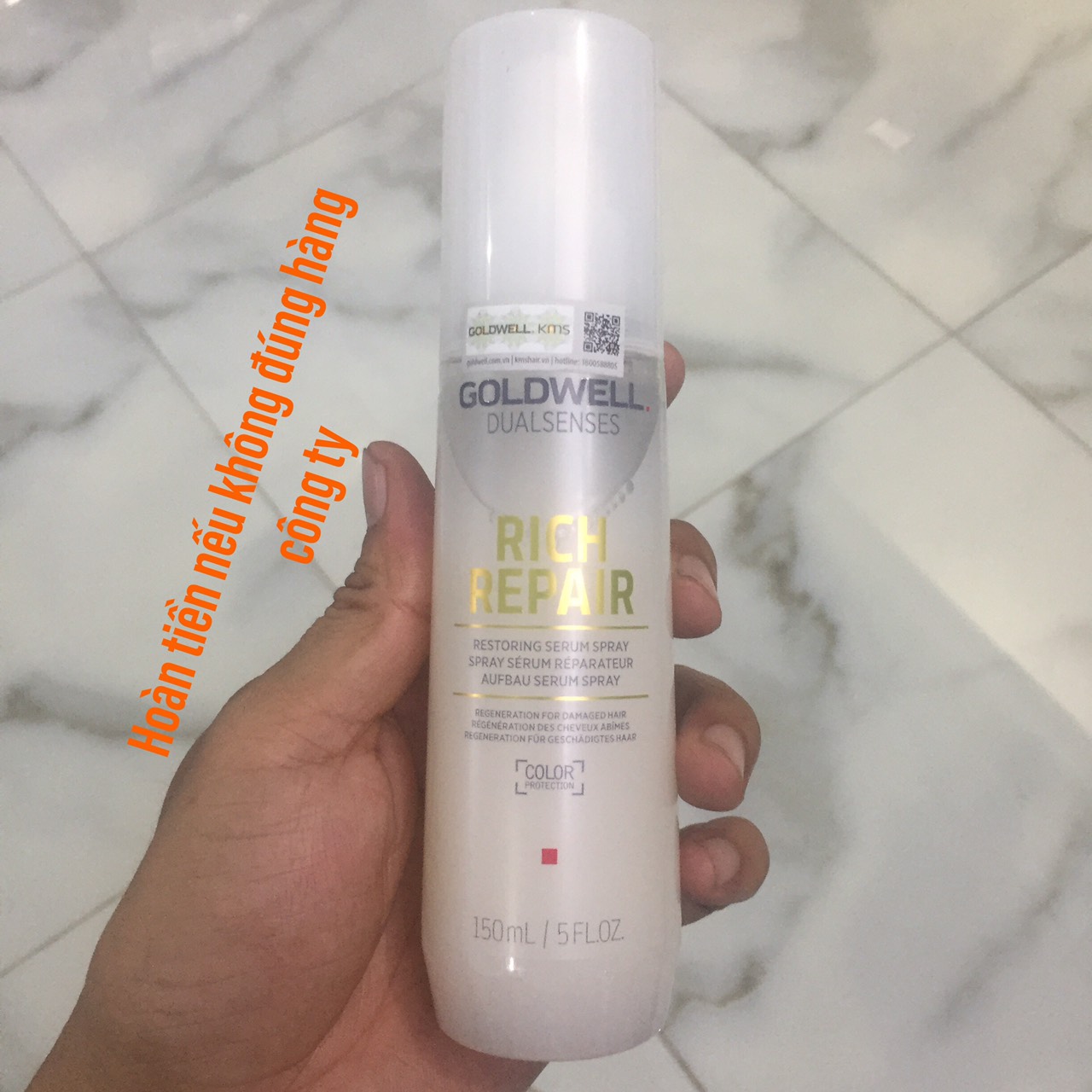 [HCM] Xịt dưỡng tóc Goldwell Dualsenses Rich Repair bảo vệ tóc khô xơ hư tổn 150ml