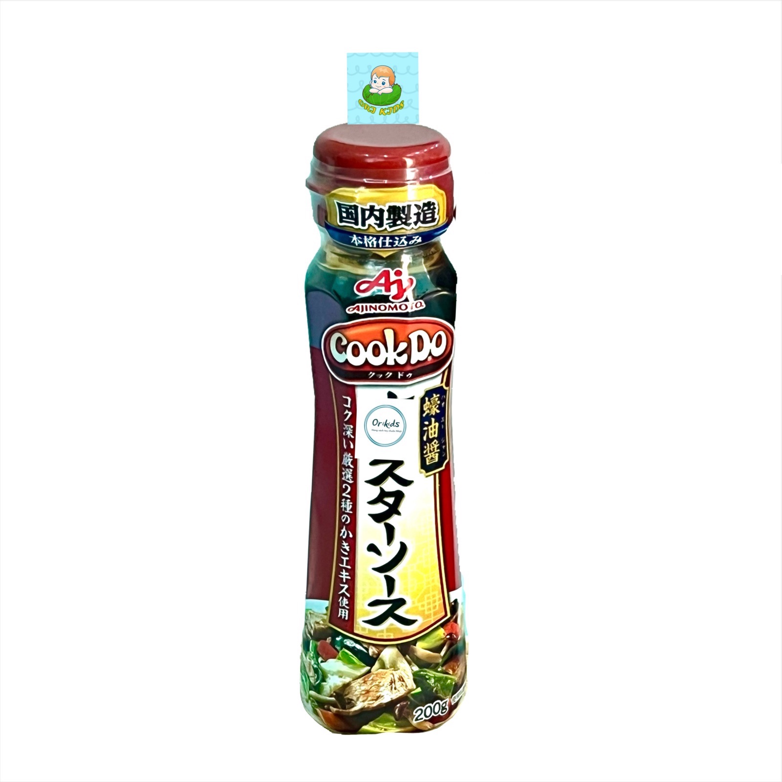 Đồ ăn cho trẻ em dầu hào Ajinomoto dầu ăn dặm cho bé Cookdo 200g hàng nội địa Nhật- Orikids