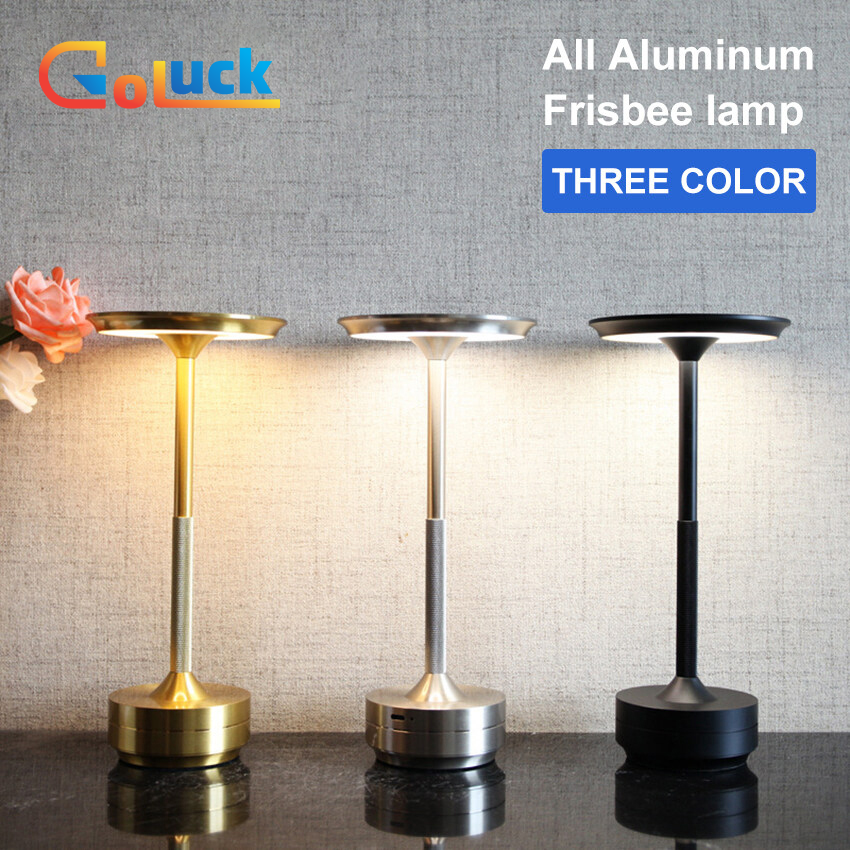 [ Bảo hành 3 tháng ] Kim loại chạm vào bóng đèn 3 màu sạc dài hạn phòng ngủ phòng khách quán bar trang trí ánh sáng