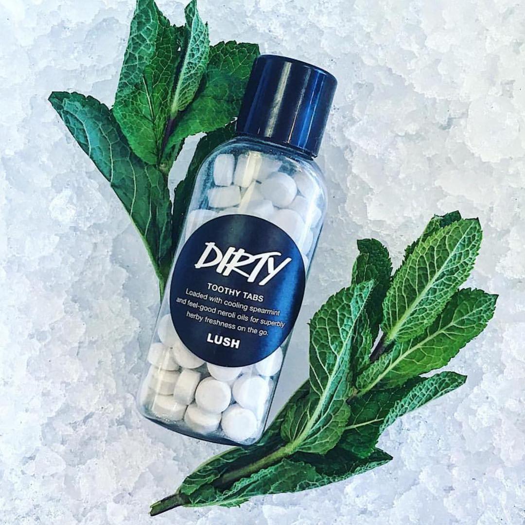 [HCM]Viên đánh trắng răng LUSH - Dirty toothy tabs