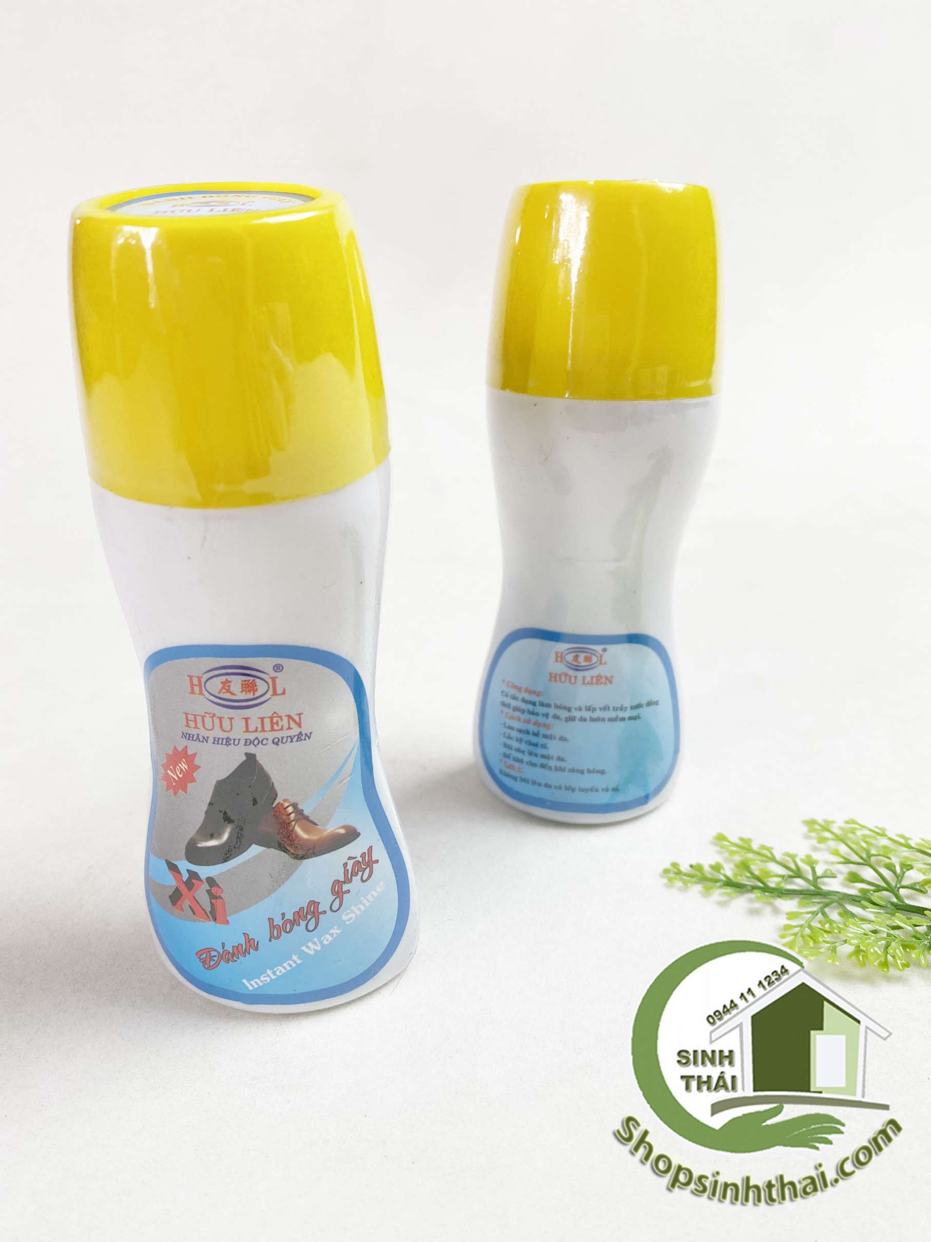 [HCM]Xi đánh giày dạng nước có đầu mút xốp - xi bóng nước màu vàng da bò [ Kho sỉ ]