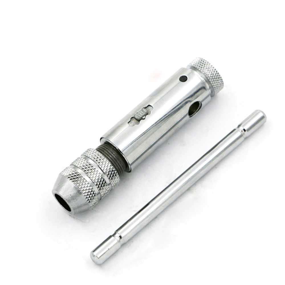 Tay quay tự động chữ T, Taro tạo ren, cần siết lực - Tay siết lực taro tự động bánh cóc, hàm kẹp đều chỉnh linh hoạt M5-M12
