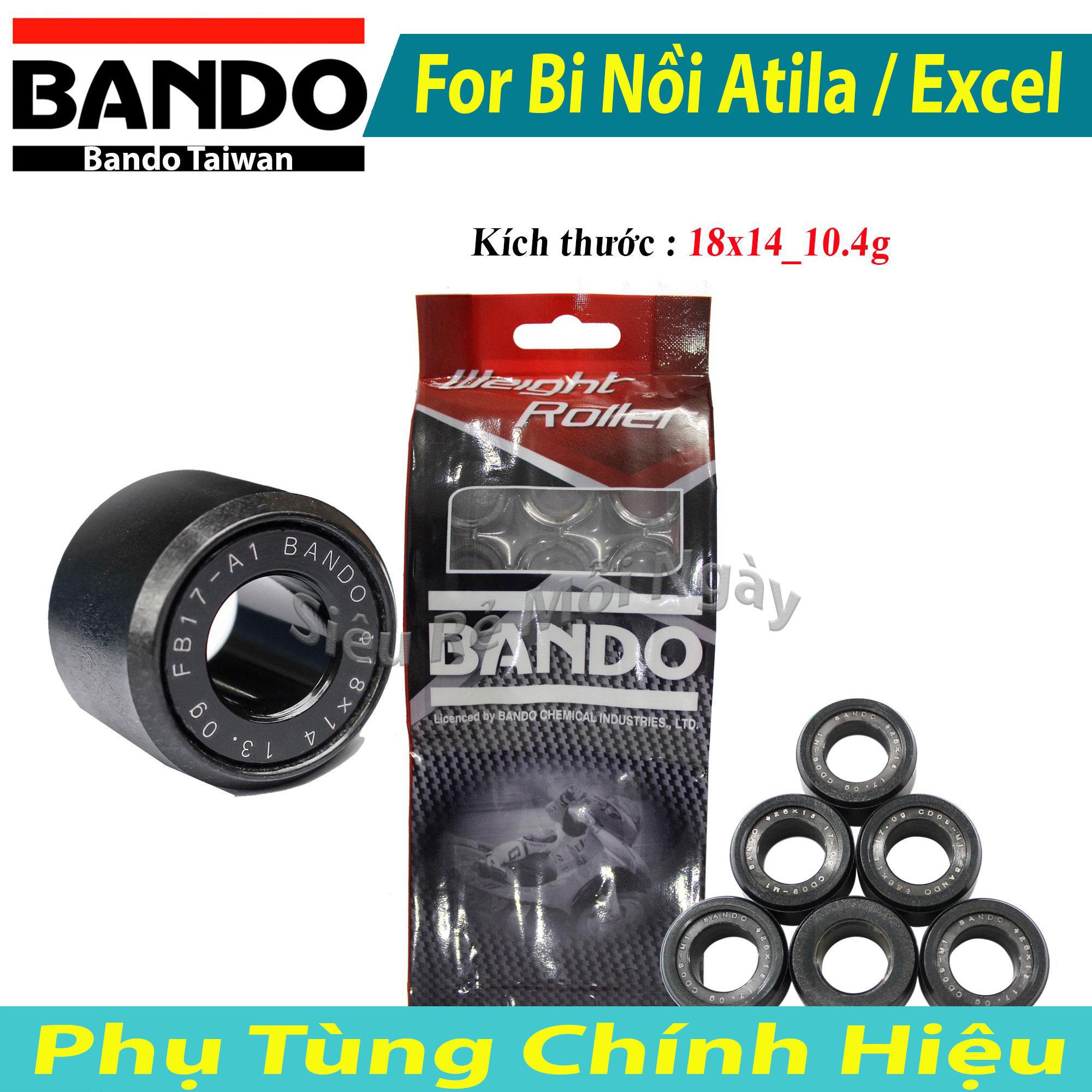 [HCM]Bộ Bi Nồi Bando Attila Excel ( 18 x 14 x 10.4g )