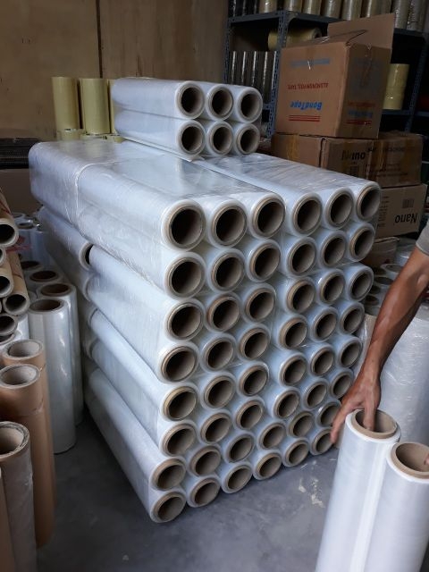 Màng chít, màng quấn, bọc PE 3kg khổ 50cm, dùng để quấn hàng bọc hàng