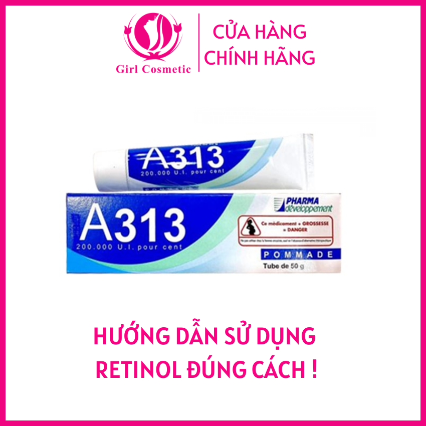 Kem dưỡng da A313 giảm mụn, mờ thâm, trẻ hóa da giúp da căng bóng mịn màng