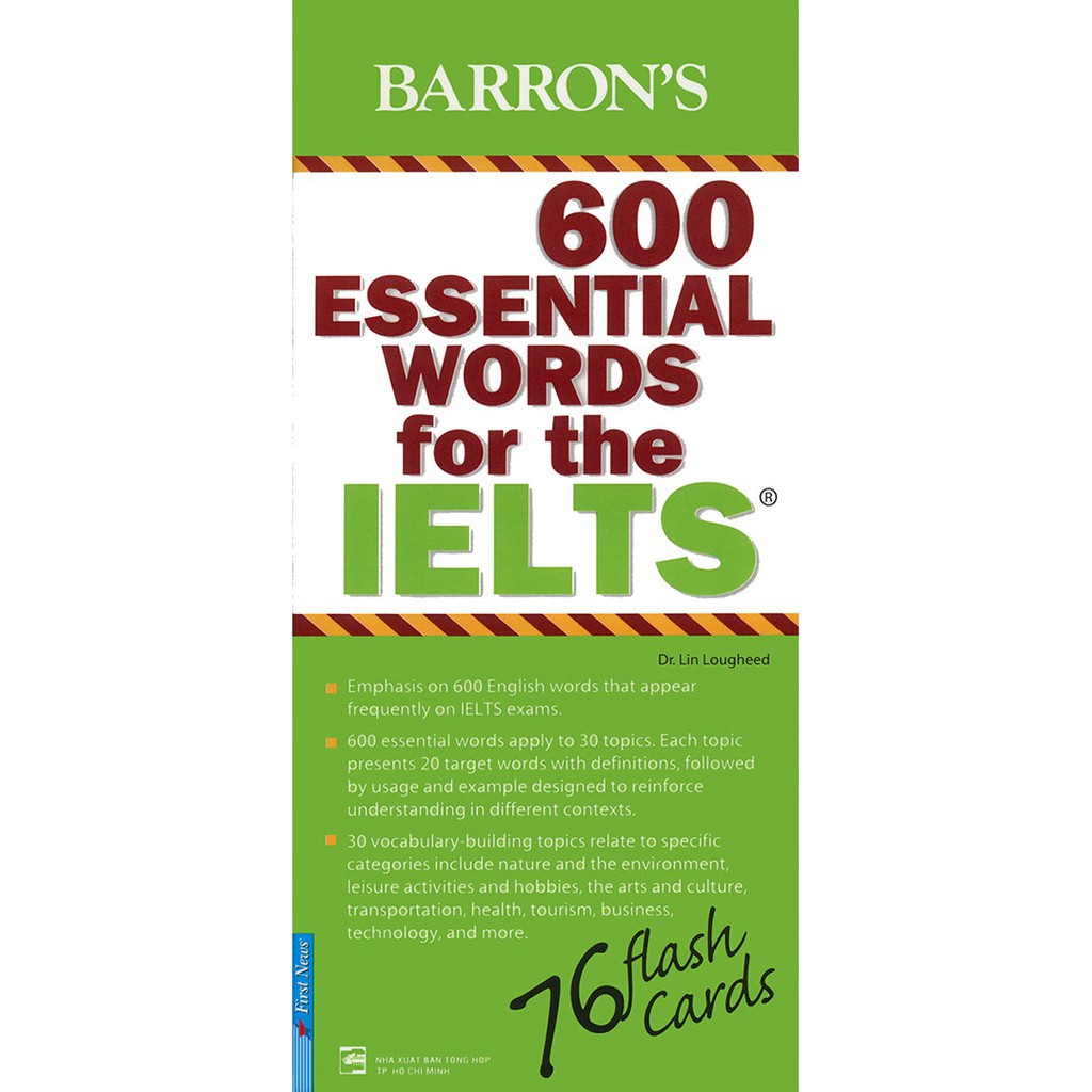 First News - Sách Flash Cards 600 Essential Words For The IELTS
