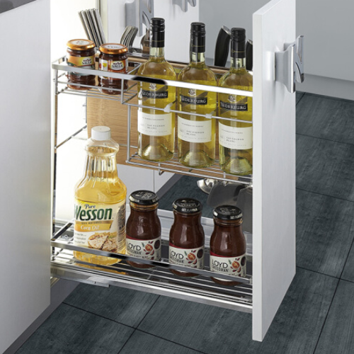 [Phụ Kiện Bếp Nhập Khẩu] Giá để dao thớt chai lọ INOXEN BS304.20/25/30/35/40C