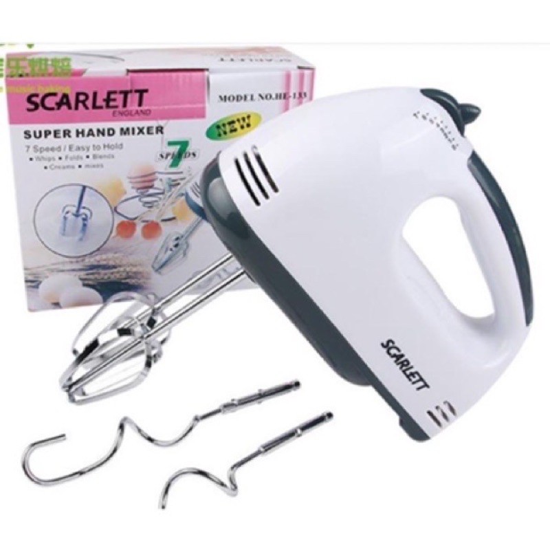 Máy đánh trứng scarlett 7 cấp độ- 180w