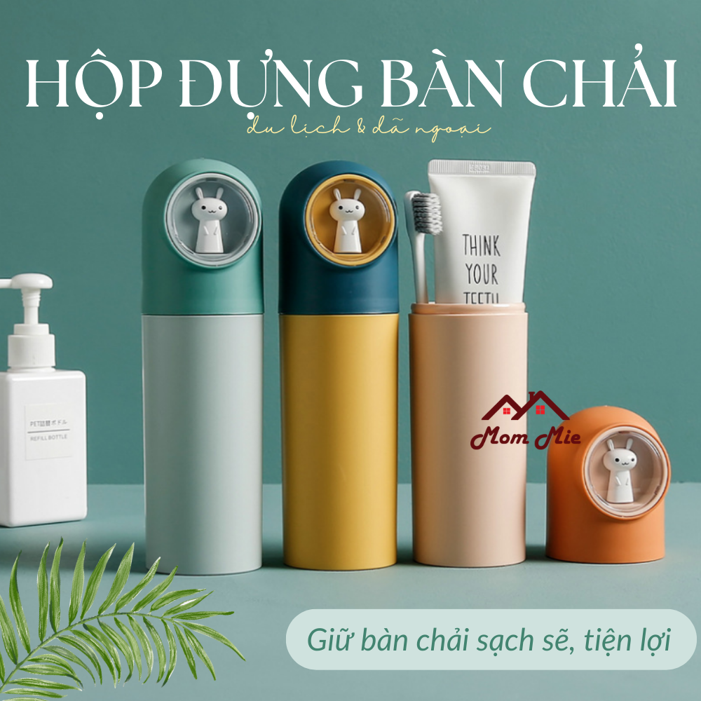 [HCM]Hộp đựng bàn chải kem đánh răng du lịch có quai cầm - J145, N020