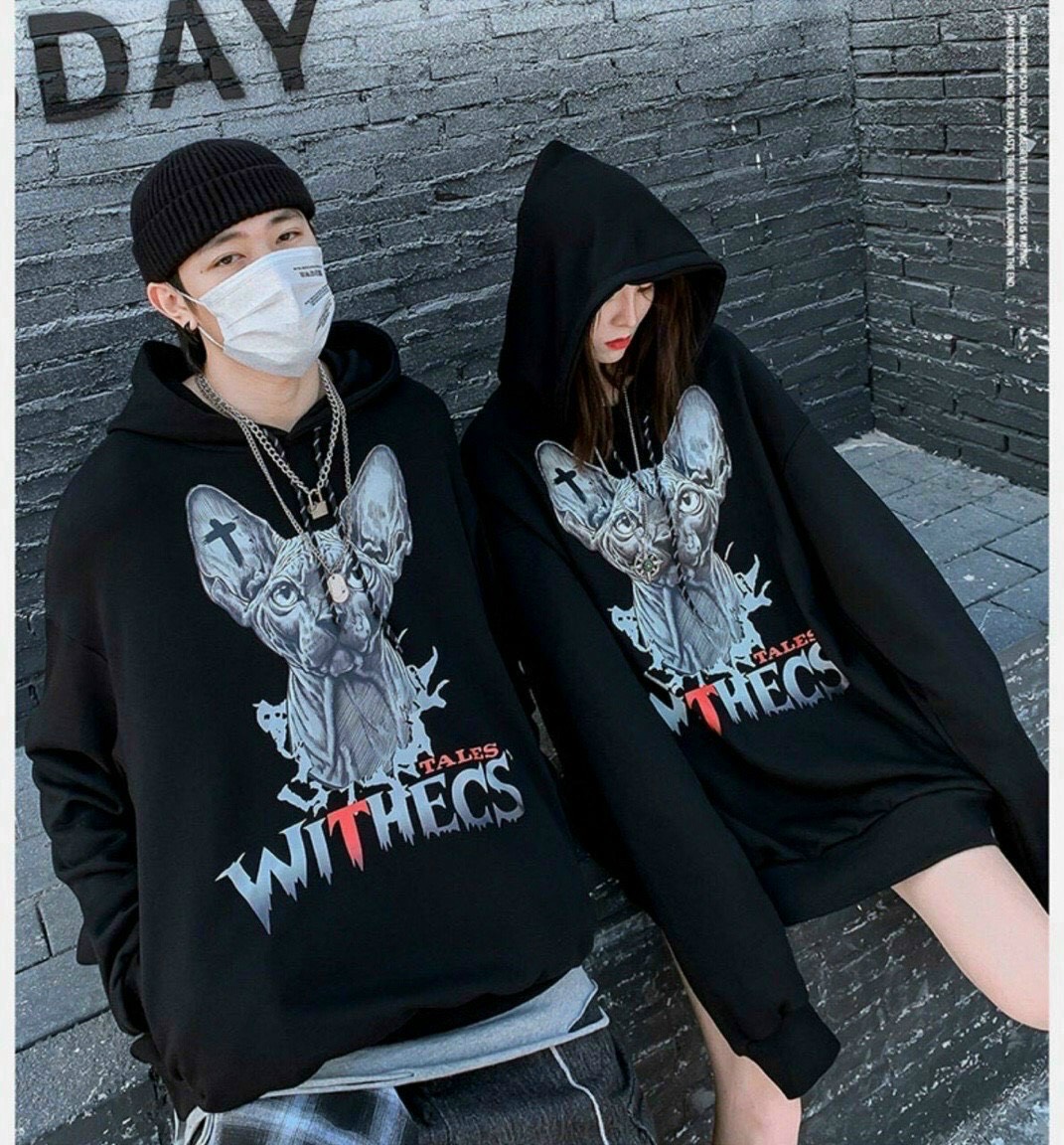 Áo khoác nhẹ, áo hoodies sweater in hình sói phong cách thời trang. Áo khoác nam nữ giá rẻ đẹp
