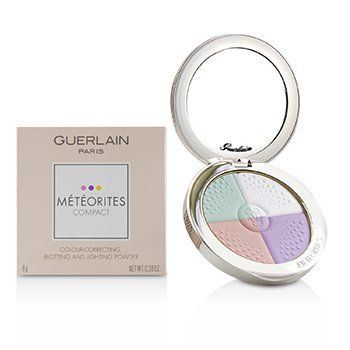 Phấn phủ dạng nén ngọc trai thiên thạch Guer.lain Météorites Compact Powder của Pháp hộp 8gr màu Light