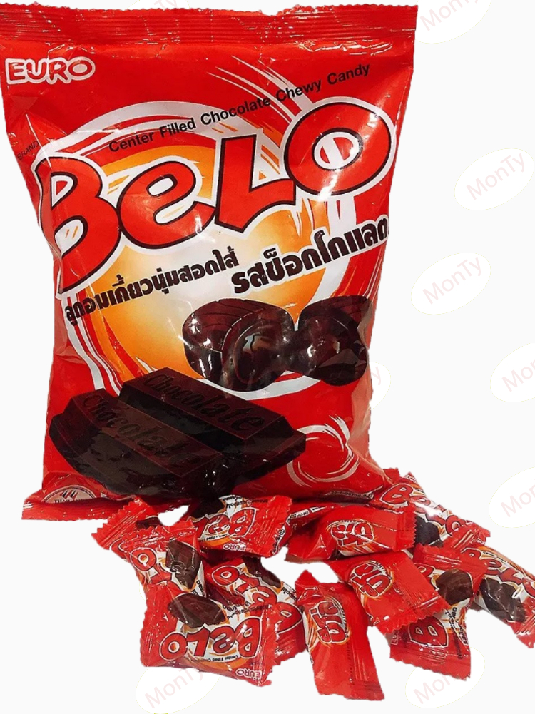 { giảm giá 50 % } Combo 100 viên Kẹo socola Belo Thái Lan / center filled chocolata chewy candy