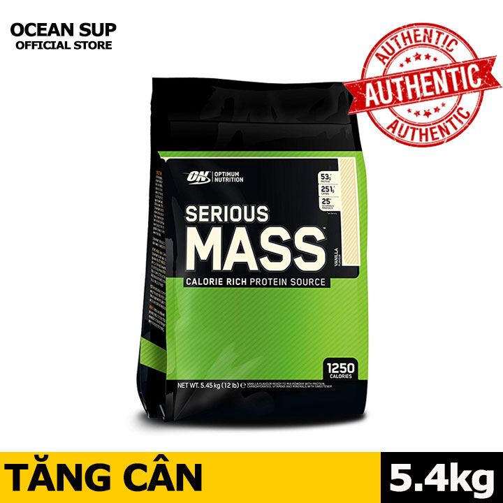 Sữa tăng cân on serious mass tăng cân tăng cơ bịch 12lbs