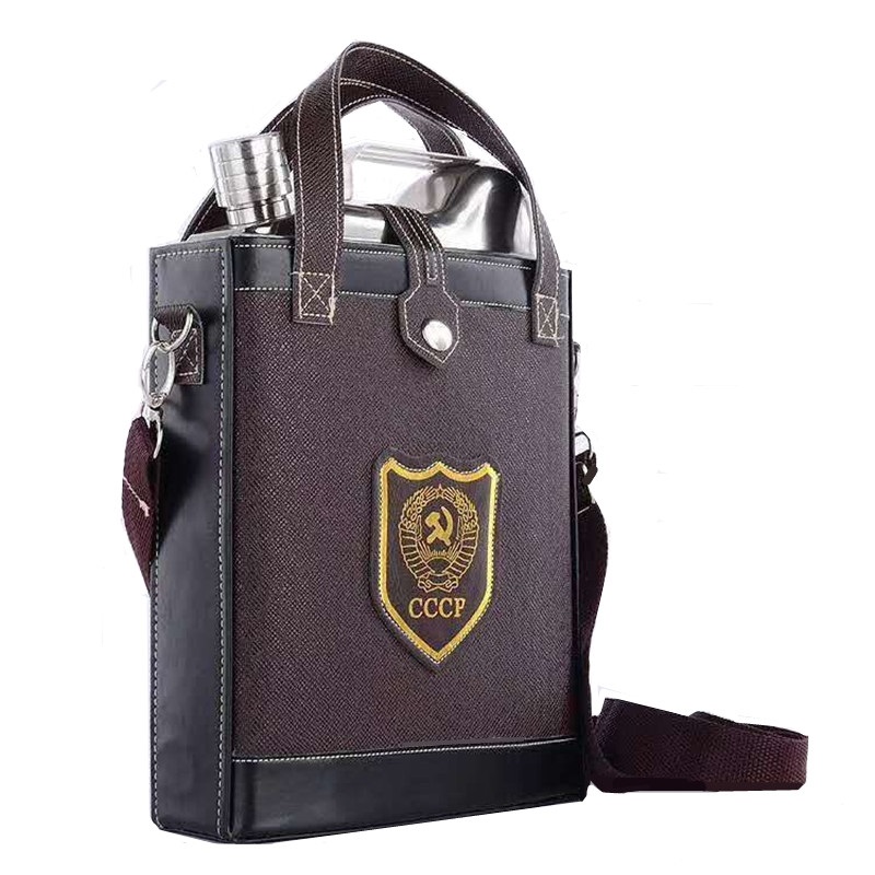 Bình đựng rươu inox cccp can xăng kháng chiến 3,8 lít