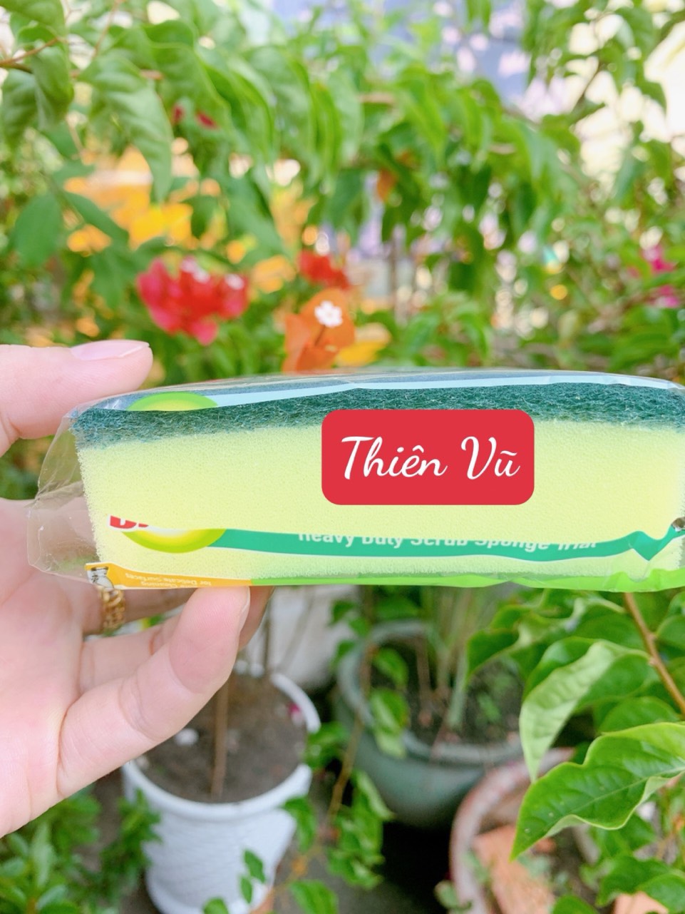 Miếng rửa chén 2 mặt siêu sạch chống trầy xước 3M đa năng, 3 tác động làm sạch