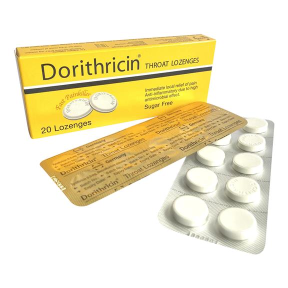 Viên ngậm Dorithricin đau rát họng hộp 20v - Đông Anh Pharmart