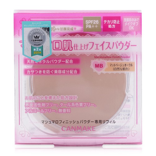 Lõi phấn phủ canmake marshmallow finish powder spf26/pa++ 10g - nhật bản