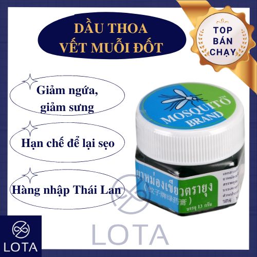 DẦU THOA VẾT MUỖI ĐỐT MOSQUITO PALM THÁI LAN dầu xức vết muỗi chích làm xẹp vết muỗi cắn hiệu quả giảm ngứa côn trùng đốt chống để lại sẹo do muỗi chích hàng nhập khẩu Thái Lan tốt xịn cao cấp giá rẻ