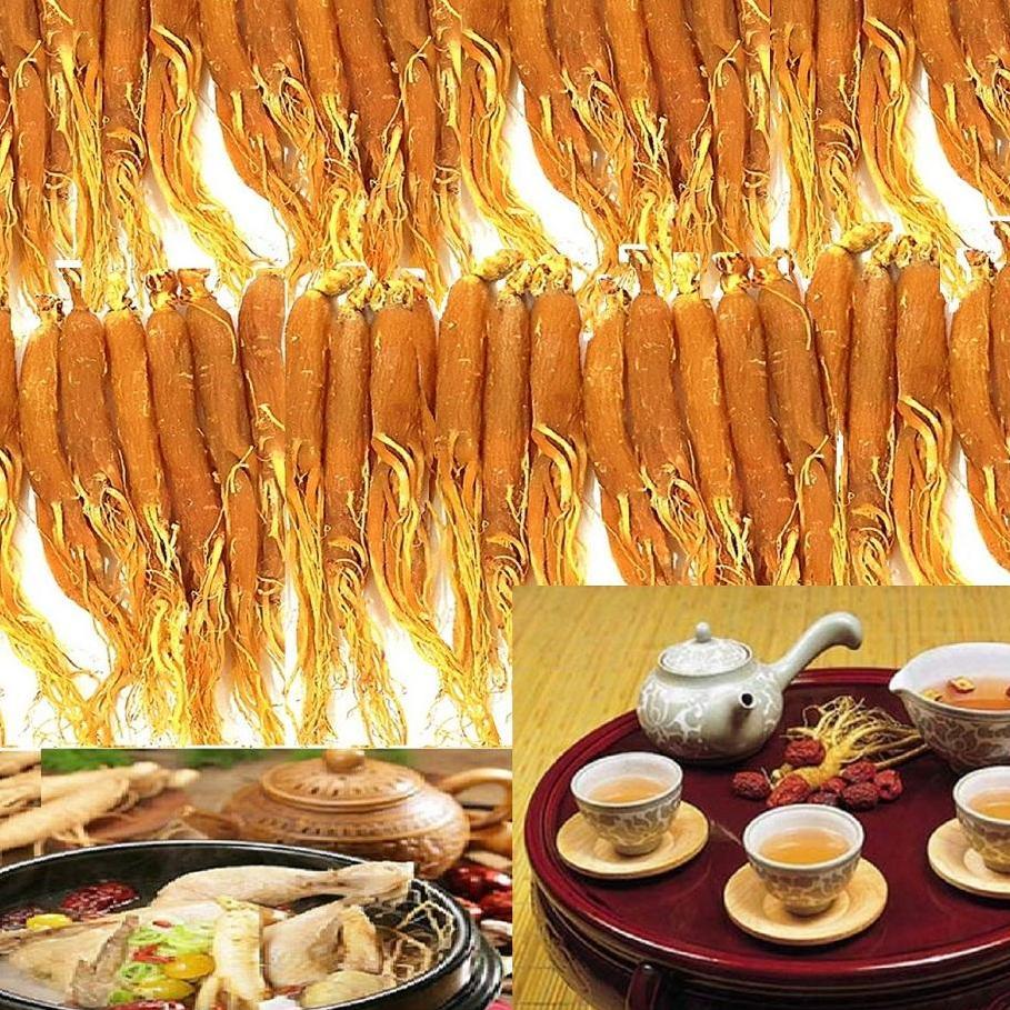 NHÂN SÂM LOẠI 1 - 12 Củ = 300g Tặng 500g Quả Kỷ Tử Khô