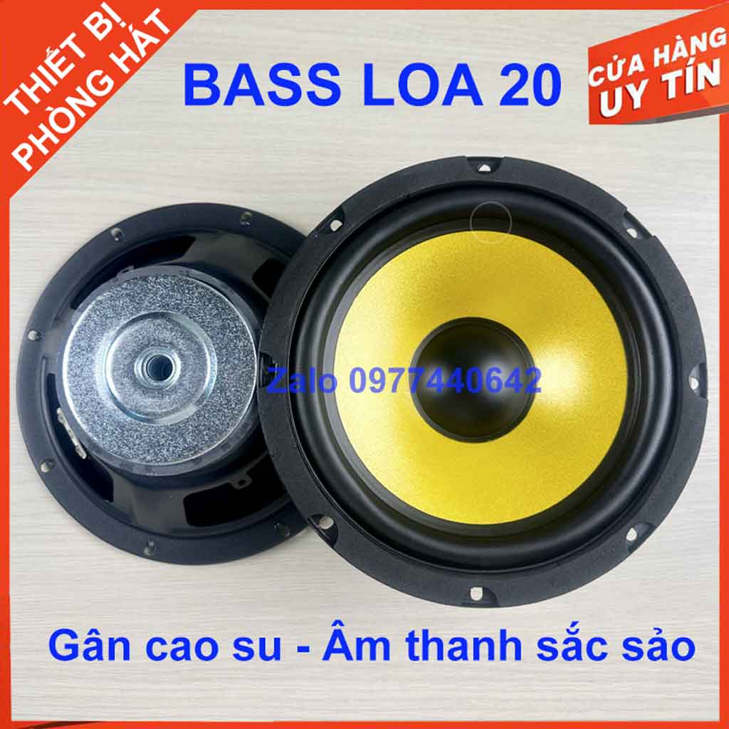 Bass loa xách tay, bass 20 từ 100 coil 35 màng cao su, bass loa hàng nhập khẩu