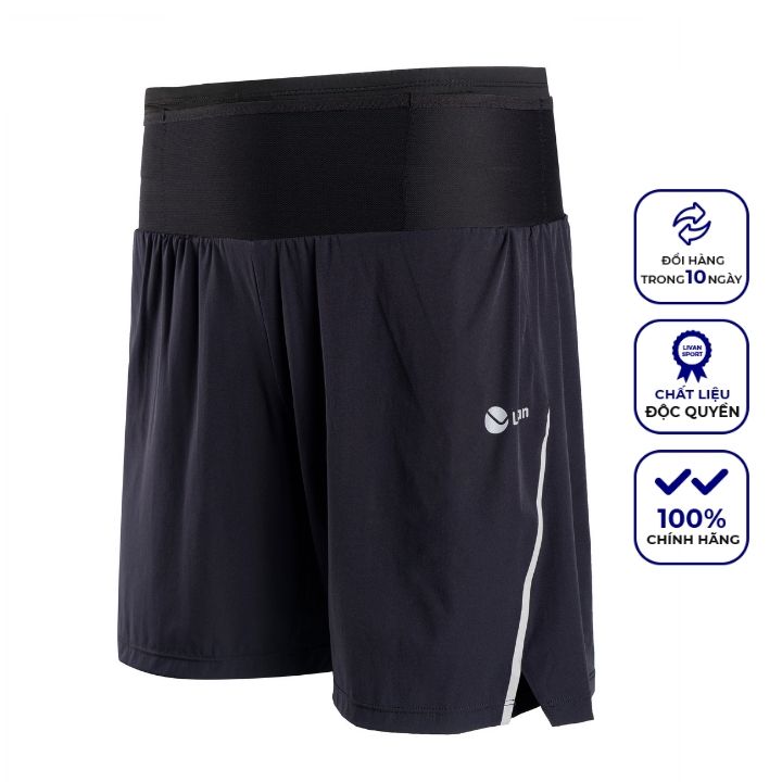Quần Chạy Bộ Running Nam 2 Lớp Livan Sport Nhiều Ngăn Đựng Phụ Kiện