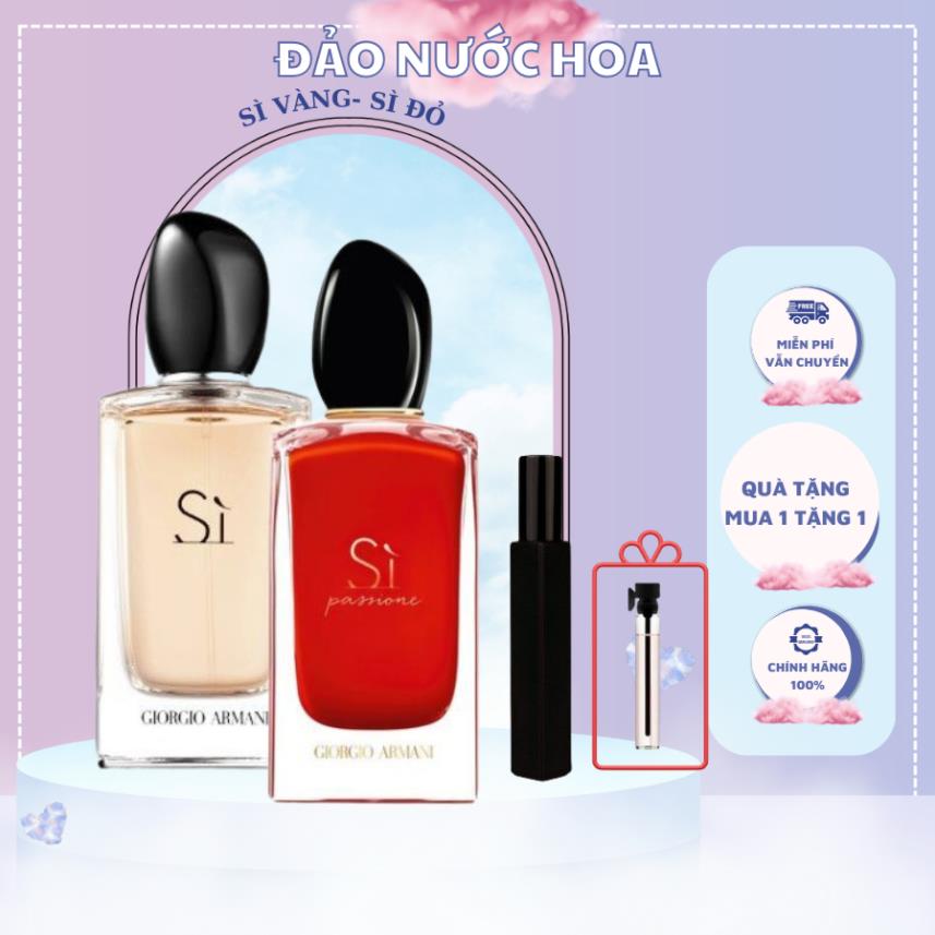 Nc hoa nữ sì vàng sì đỏ siêu khuyến mãi cuốn hút cá tính cổ điển đảo nước hoa - A14
