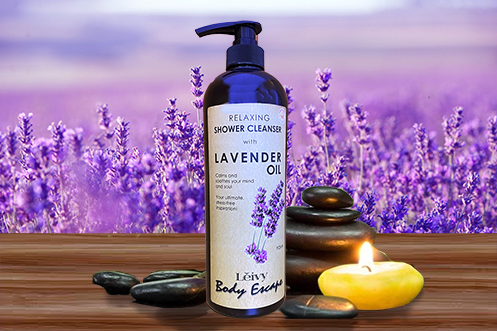 Sữa leivy body escap thư giãn với dầu oải hương 925ml