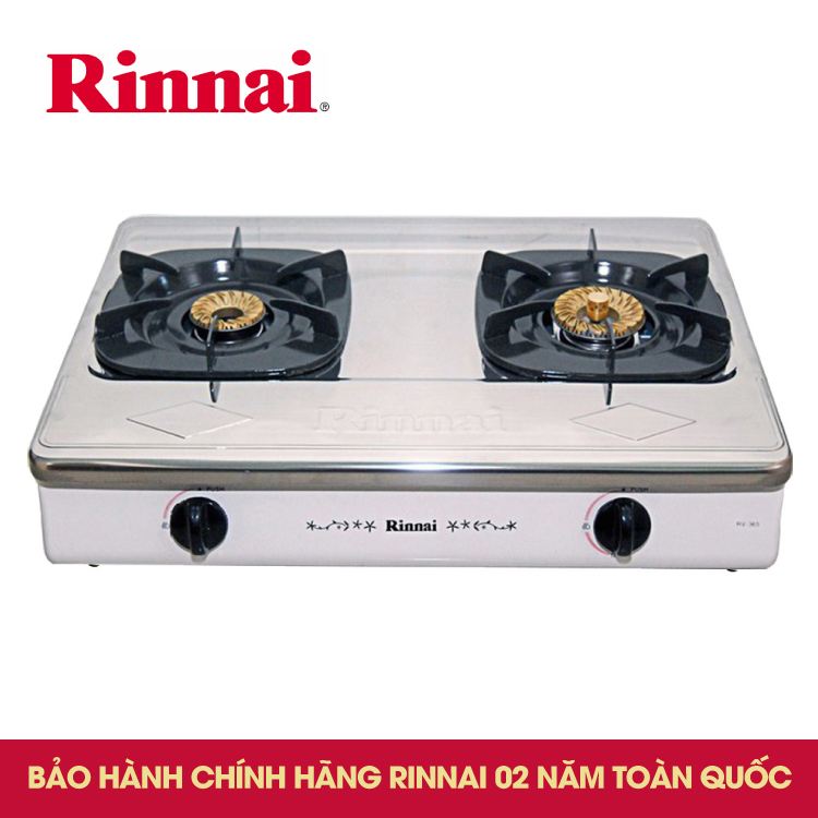 BẾP GAS DƯƠNG RINNAI 365(SW)-MẶT INOX-HÀNG CHÍNH HẴNG 100%