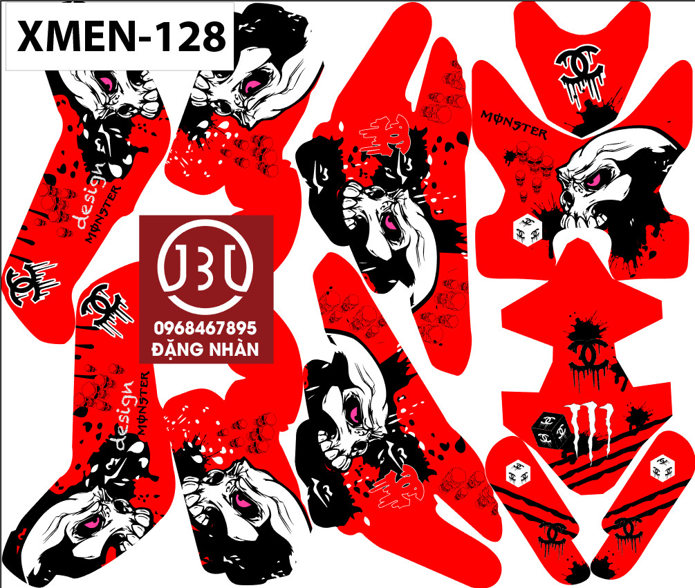 TEM TRÙM  XE ĐIỆN XMEN mã  128