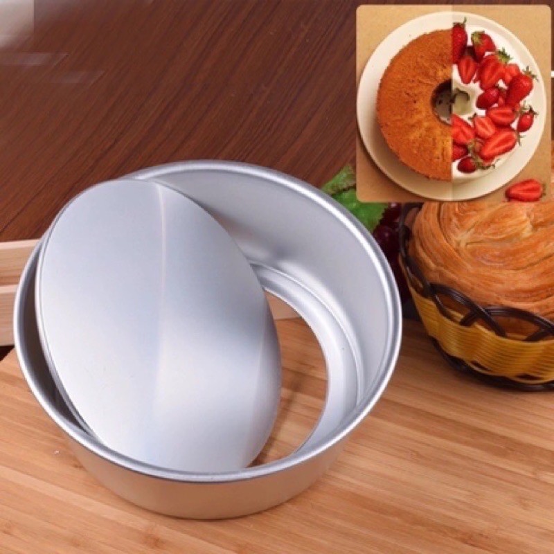 Khuôn Bánh Gato Đế Rời Size 10/13/16/18/20/22Cm ,Khuôn Tròn Đế Rời