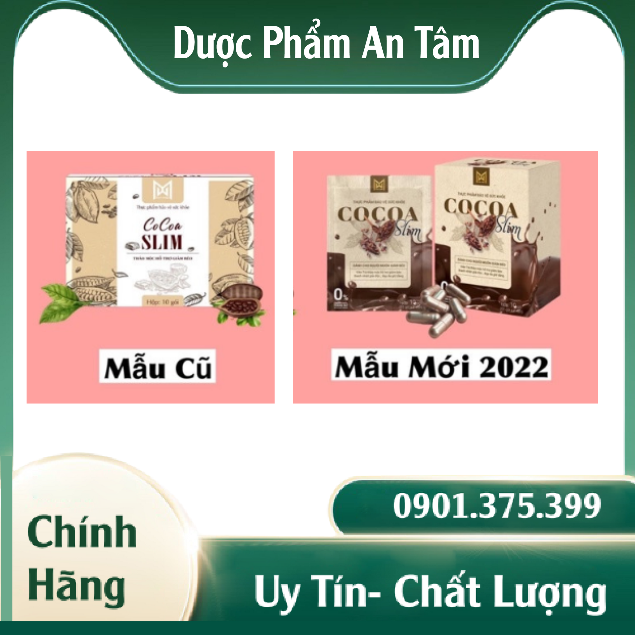 [Chính Hãng] Giảm Cân Cocoa Slim Giảm Siêu Mạnh An Toàn