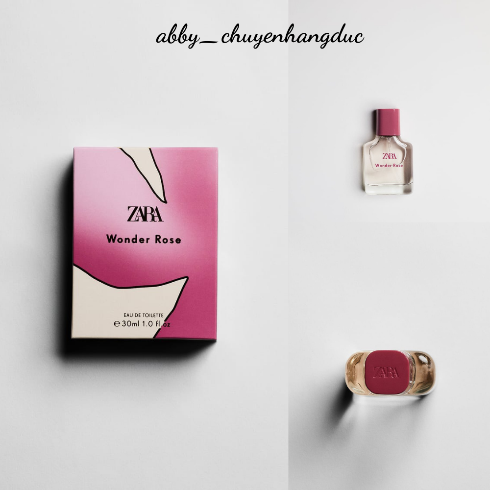 Nước hoa zara wonder rose + gardenia 30ml ⚡hàng đức⚡ hương thơm ngọt dịu, sang trọng