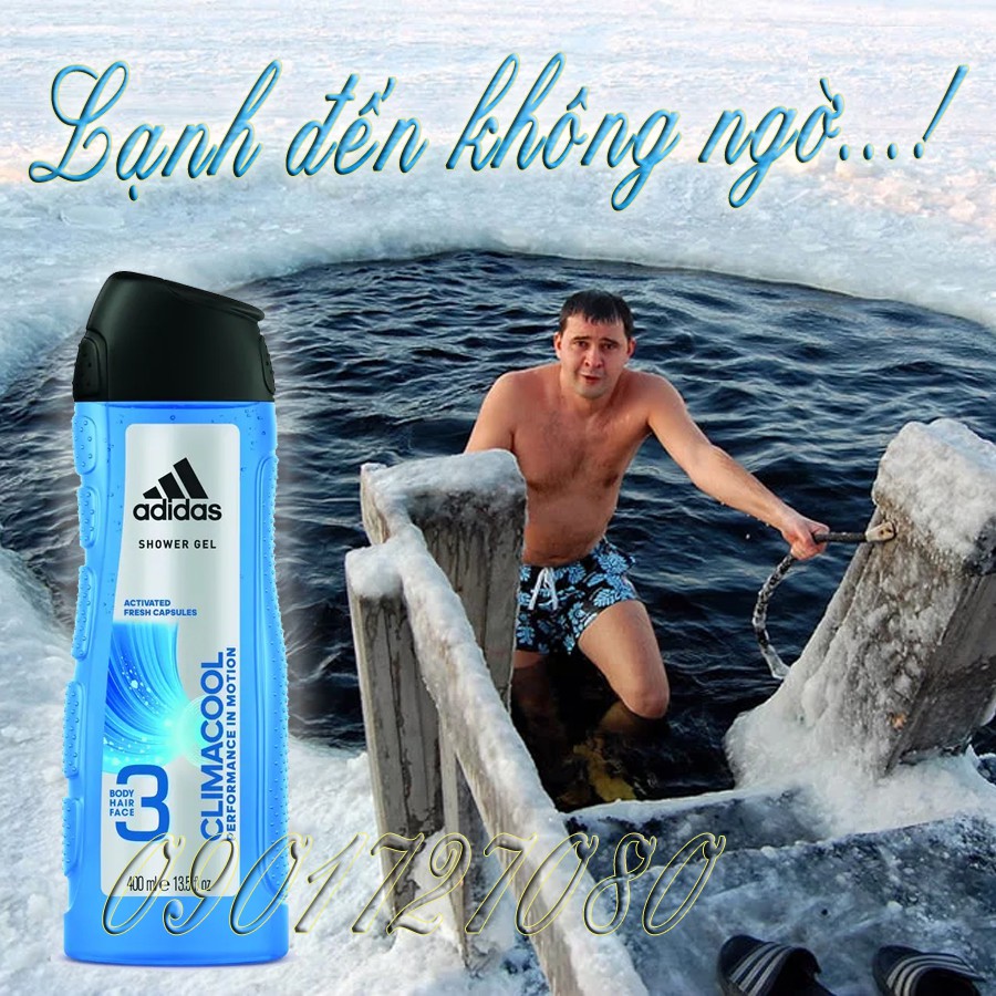 Sữa tắm gội Adidas Climacool 400ml