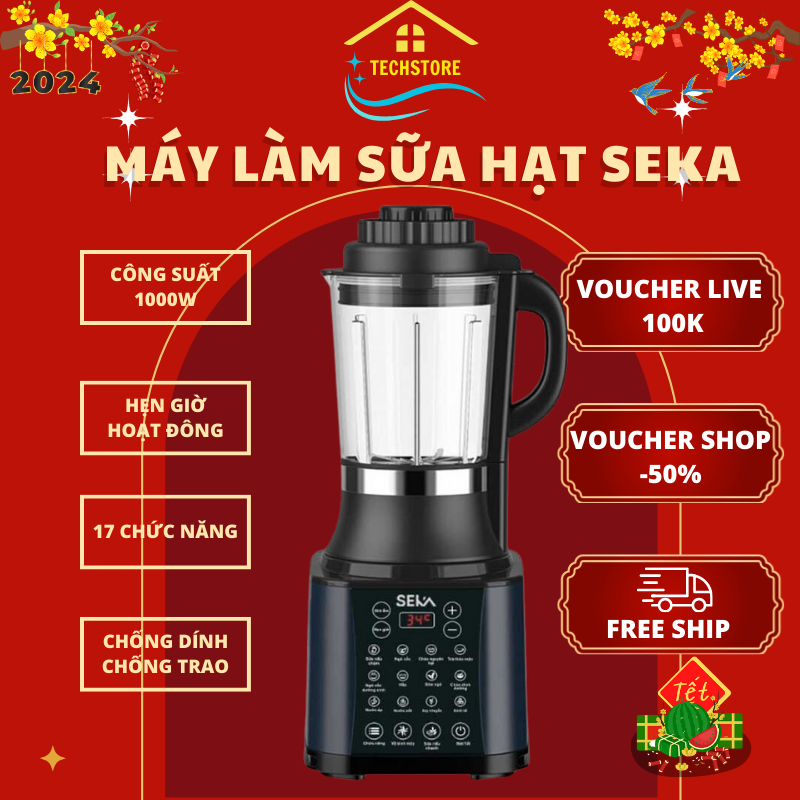 Máy làm sữa Hạt, Máy Làm Sữa Đậu Nành, Sữa Bắp KAW E400 Đa Năng Dung Tích 1.75L Công Suất Lớn 1000W Chất Lượng Cao