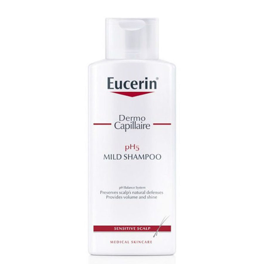 (Quà) Dầu gội Eucerin pH5 Mild Shampoo 250ml - dành cho da đầu nhạy cảm
